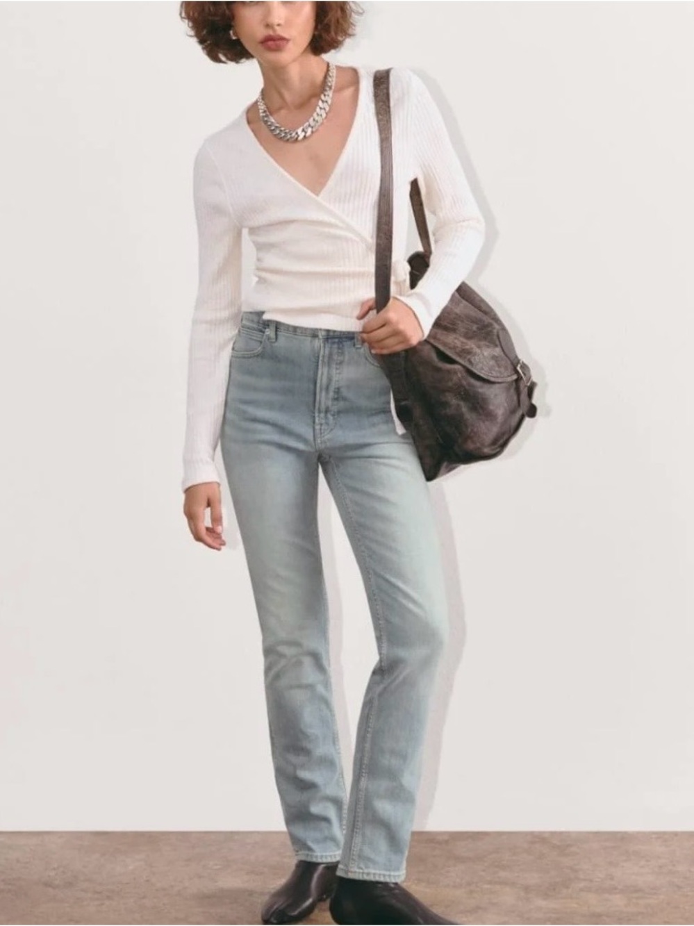 Everlane High Rise Straight Jean